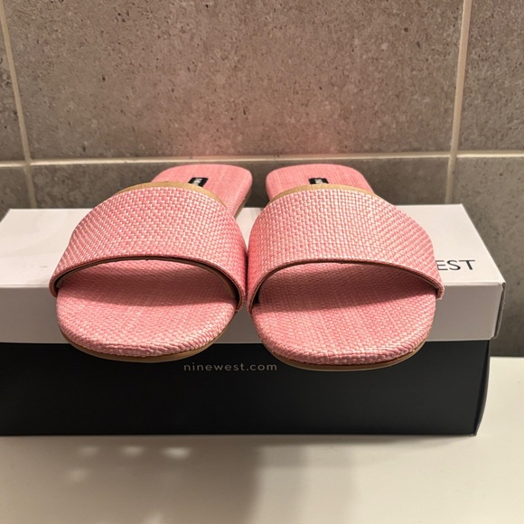 Nine West Blush Pink Slide Sandals - Picture 4 of 5